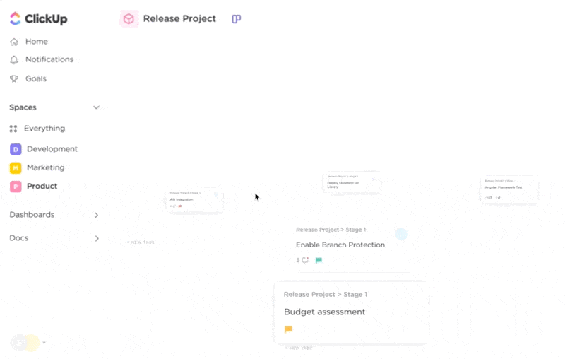 Vues ClickUp