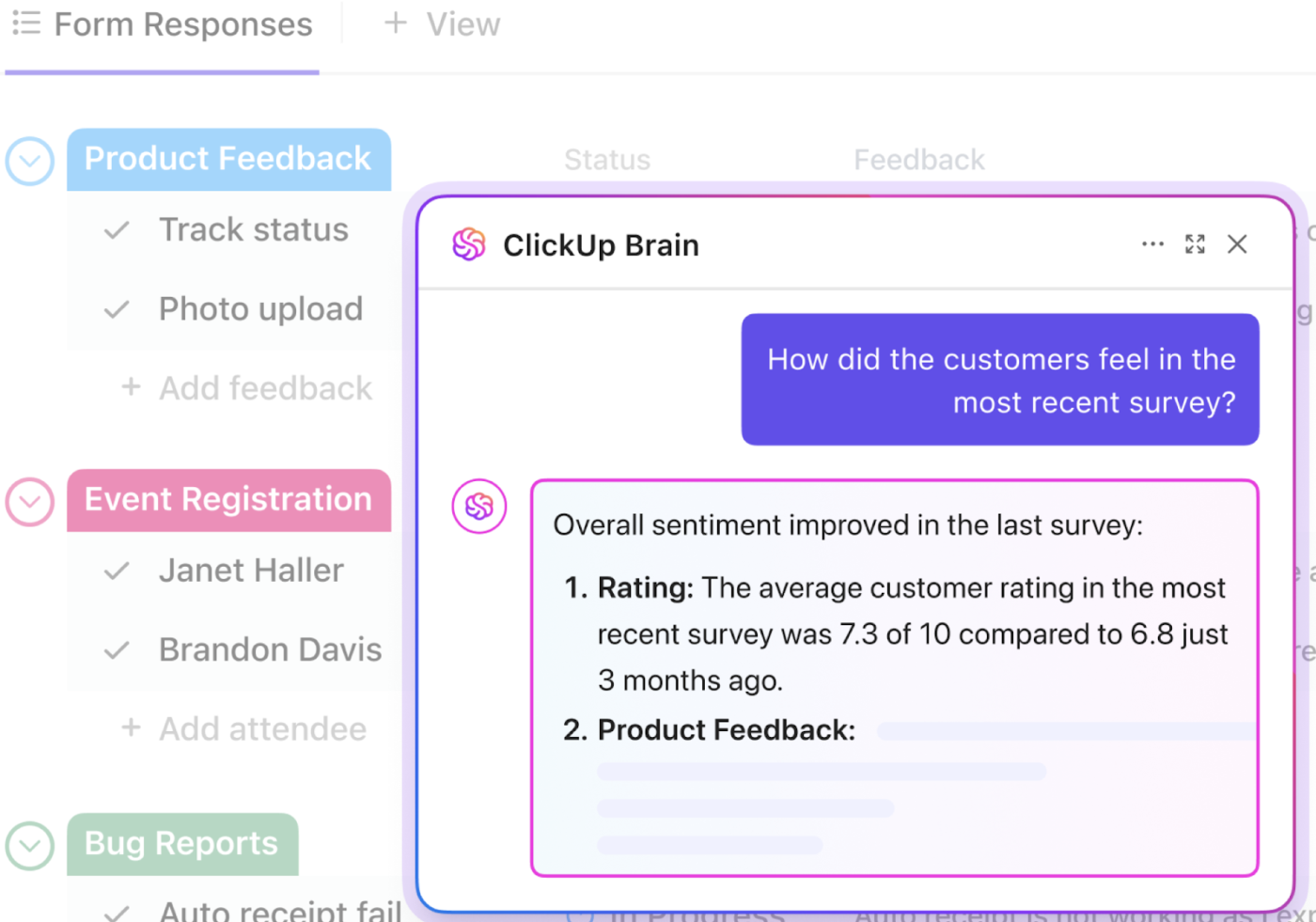 ClickUp Brain